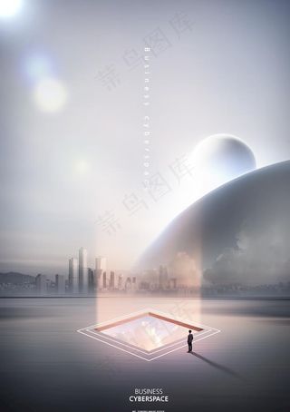 空间科技海报图片