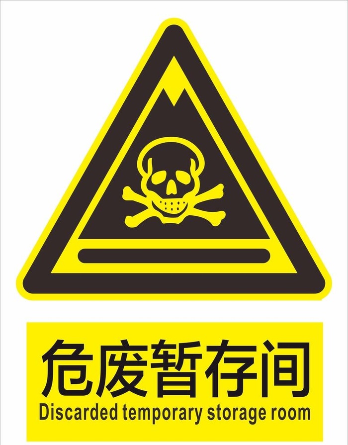 危废暂存间图片cdr矢量模版下载