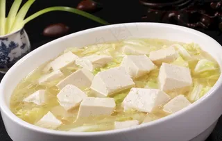 白菜炖豆腐图片