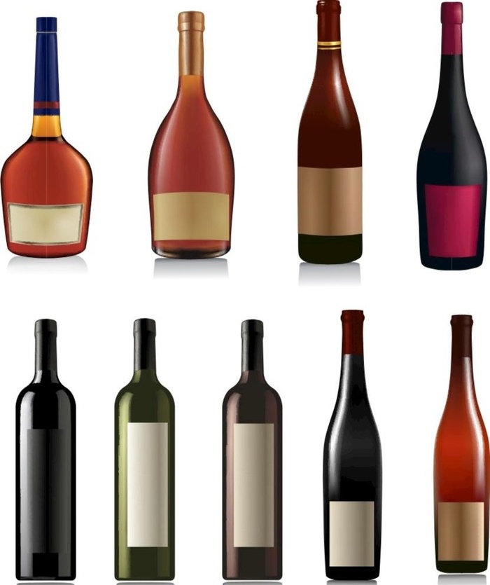 红酒瓶图片