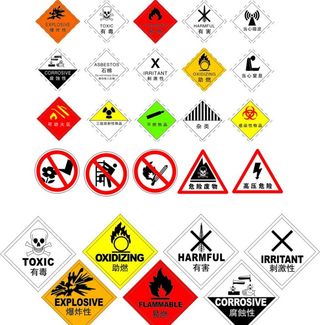 危险警示图标图片