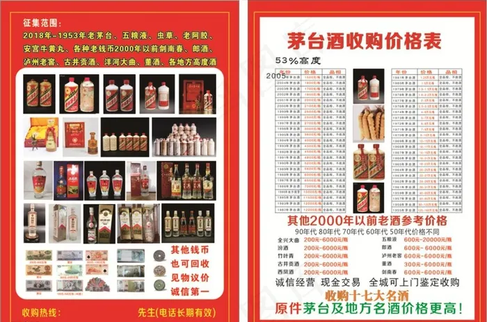 老酒传单图片cdr矢量模版下载