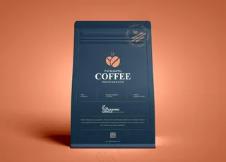 咖啡袋样机图片