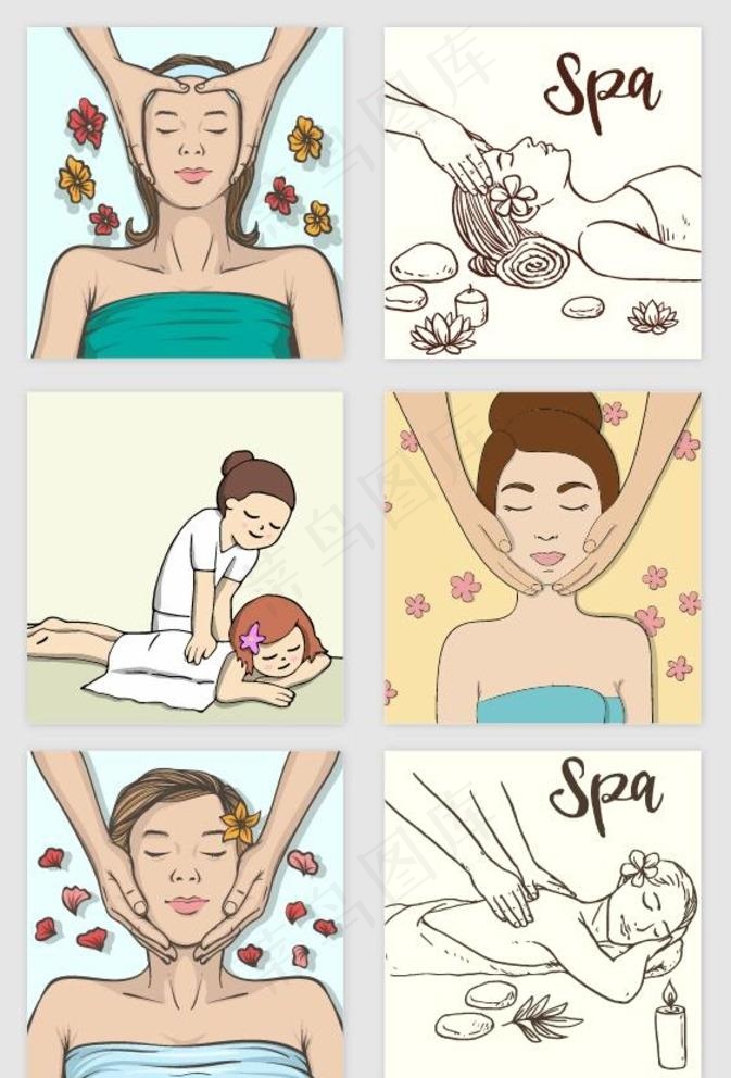 spa插画图片