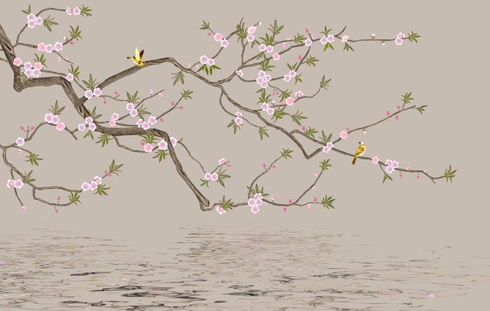 新中式花鸟工笔画图片