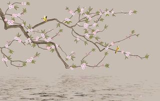 新中式花鸟工笔画图片