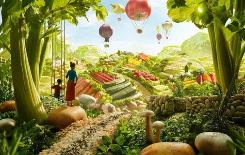 食物合成图图片