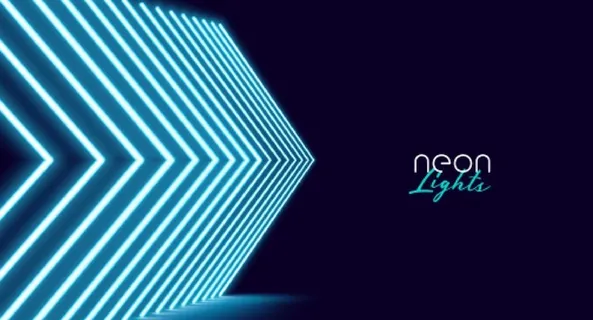 霓虹灯效背景图片