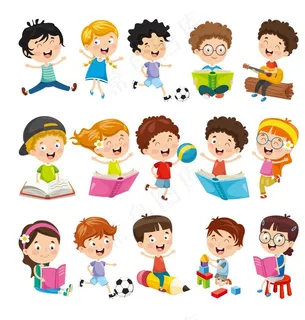 卡通小孩图片