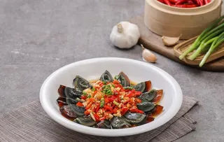 凉拌松花皮蛋图片