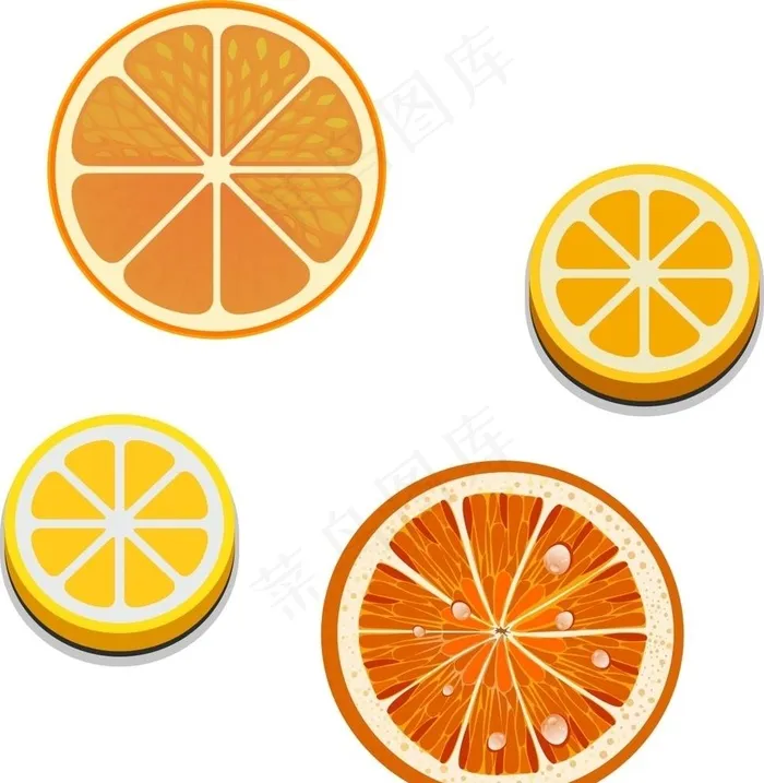 橘子图片cdr矢量模版下载