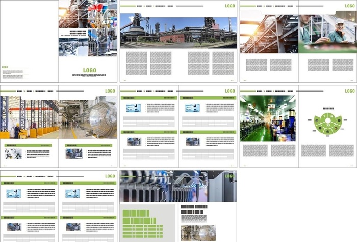 简约图册图片cdr矢量模版下载