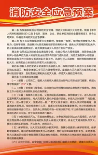 消防安全应急预案图片