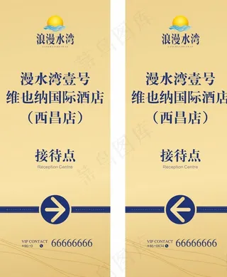 地产指引牌图片