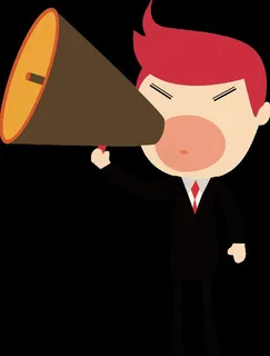 拿喇叭的人图片 拿喇叭的人图片