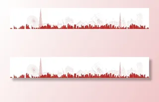 城市 建筑剪影图片