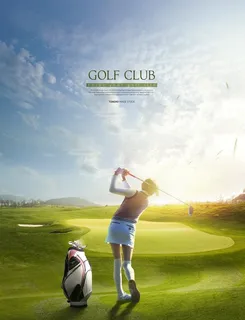打高尔夫海报     图片