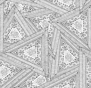 线性花纹背景图片