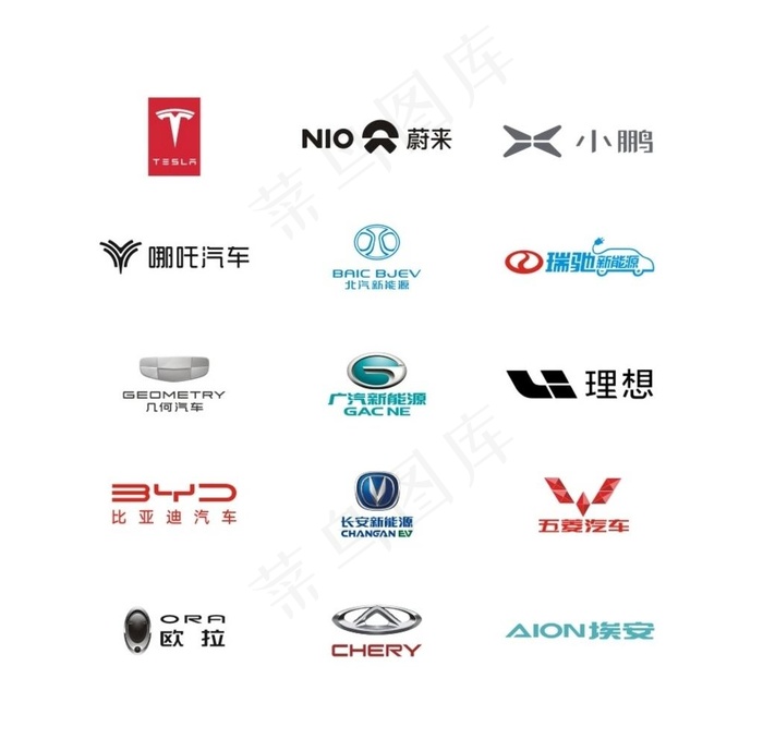 新能源汽车logo图片cdr矢量模版下载