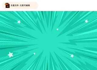 卡通动漫风爆炸背景图片