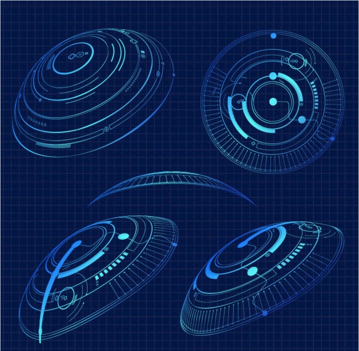 科技圆图片ai矢量模版下载