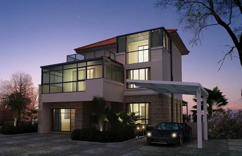 别墅阳光房图片