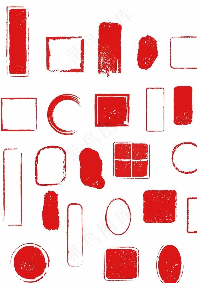 章边框 花纹图片