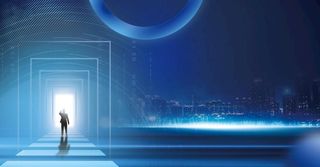 蓝色科技背景图片