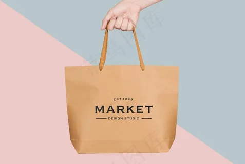 手提袋样机图片