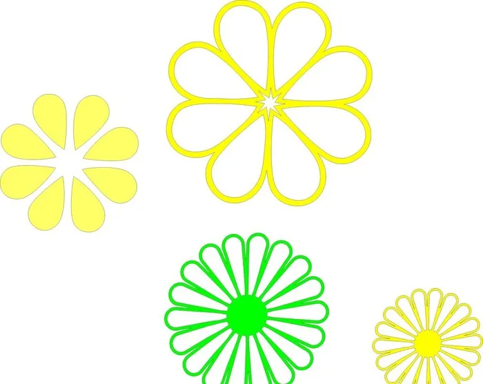 花朵 矢量图片cdr矢量模版下载