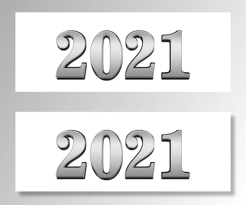 2021金属立体字图片(2500x1000)psd模版下载