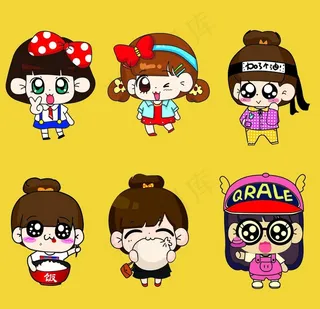 可爱卡通人物 萌小Q图片