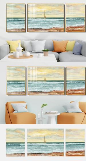 客厅装饰画图片