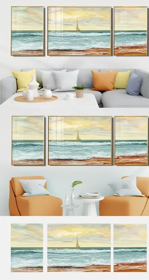 客厅装饰画图片