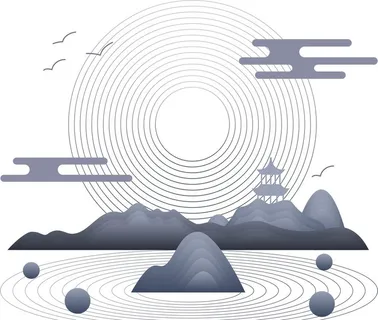 国潮手绘素材图片 国潮手绘素材图片