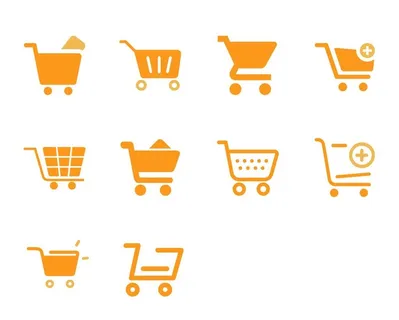 购物车矢量图标图片