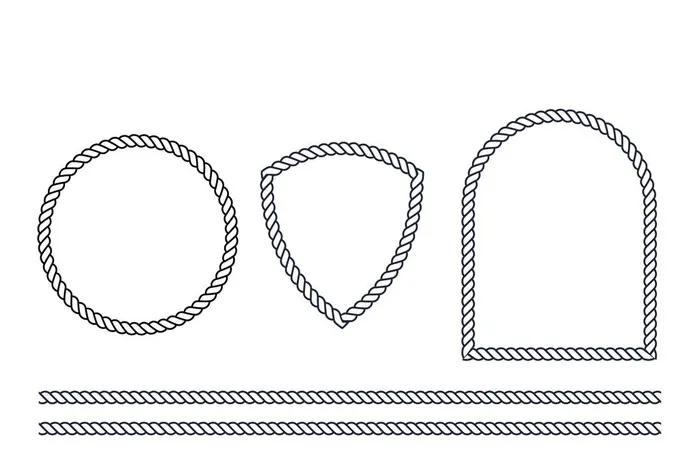 绳子图片ai矢量模版下载