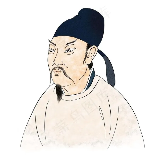 李白头像诗仙图片