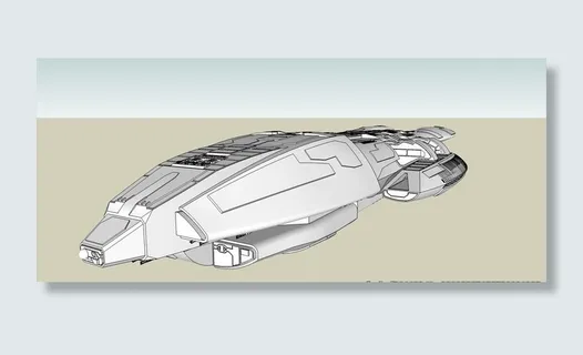 大型太空飞船模型图片 大型太空飞船模型图片