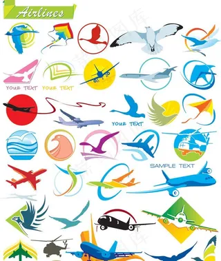 一些天上飞的图形图片