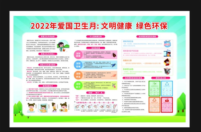 爱国卫生月图片