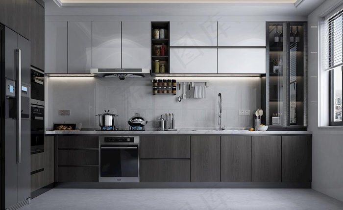 厨房效果图图片
