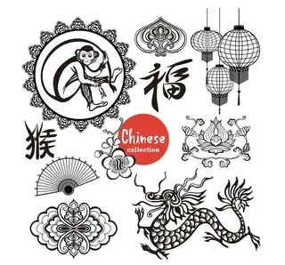 中国元素矢量图片