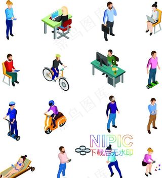 2.5d元素eps素材文件图片