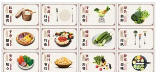 餐厅文化展板图片