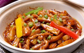 鱼香茄子煲图片