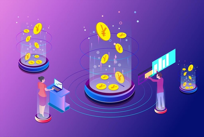 金融互联网科技插画图片