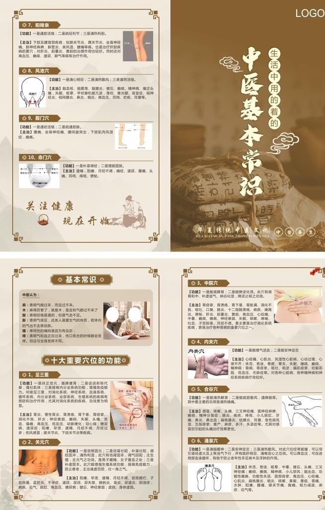 生活中用得着的中医理论图片cdr矢量模版下载