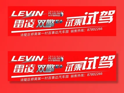 广汽丰田 雷凌双车贴 促销图片