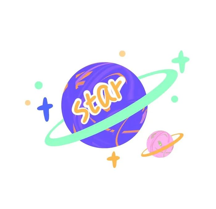 炫彩星球图片(2000x2000)